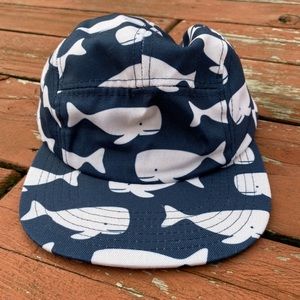 Chuck Originals whale print 5 panel hat